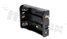 3xAA Battery holder; with soldered lug