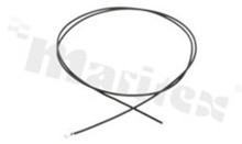 Przewód jednożyłowy AWG#28, czarny, długość 30cm z terminalem HNT z jednego końca, do obudowy HNxx