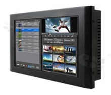 Bezwentylatorowy komputer panelowy 8'' WSVGA; AMD LX800 500 MHz; 1CF; 2COM; 2 USB; 2 LAN; temperatura pracy -10+60C