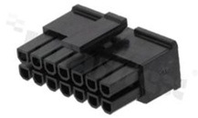 Korpus złącza kablowego; w rastrze 3.00mm; 14-stykowego [2x7]; żeńskie; dwurzędowe; na przewód AWG#20-24; 250V/5A