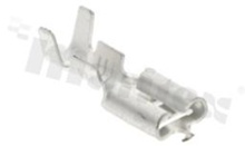 Flat connector; female; 4.8mm; 0.5mm; for wire AWG20-18(0.75-1mm2 wire); brass; insulation PVC