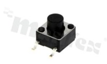 Tact Switch; SMD; dimensions 6.0x6.0; h=6.0mm; vertical; operating force 180gf; button: round