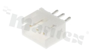 Złącze Kablowe do PCB; w rastrze 2.00mm; 3-stykowe; montaż THT; męskie; pionowe; 100V/2A