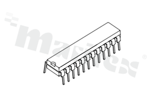 Integrated system, driver LED; housing: SOP24-300-1.00; number of channels: 16; output current: 5-90mA; supply voltage: 5V