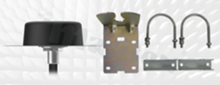 Antenna; combo; cylinder; 5G/GNSS; 600-6000MHz; 4.8dBi; VSWR<8.9; linear/RHCP; omni-directional/directional; RG405/RG174; 0.3m/0.3m; SMA; pole; fi103.5x42.5mm; IP67/IP69K