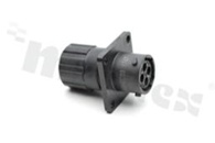 Standard Connector circular; RCP SQ FL 4 pins; SZ 10 SCKT SEAL