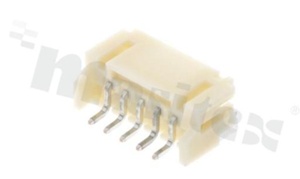 Złącze Kablowe do PCB; w rastrze 2.00mm; 5-stykowe; montaż SMD; męskie; poziome; 100V/2A