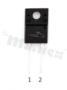 Dioda Schottky SiC; 600V; 6A; 37W; 1.5V; 295pF; -55+175 st.C; THT; TO-220-F2