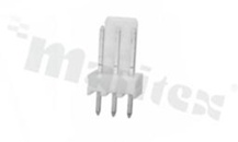 Header for PCB; pitch 2.54mm; 3-contacts; THT; male; top entry; 250V/4A
