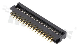 IDC connector; pitch 2.54mm; 34-contacts; flat cable AWG#26-#28
