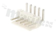 Header for PCB; pitch 3.96mm; 5-contacts; THT; male; side entry; 250V/7A