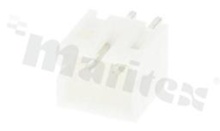 Header for PCB; pitch 2.00mm; 2-contacts; THT; male; top entry; 100V/2A