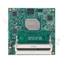 COM Express Module; Intel Pentium N4200/Celeron N3350; up to 8 GB RAM; 64 GB eMMC (optional); LAN; 2x SATA; 2x USB 3.0; 8x USB 2.0; LVDS; DDI; LPC; SPI; 2x Serial TX/RX; I2C; DIO; SMBus; operating temperature: -20+70C