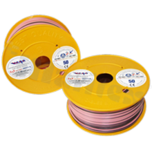 Przewód pojedynczy LGY/H05V-K; z wielodrutową miedzianą żyłą; różowy/czarny; przekrój 2.50mm2; AWG 14; 500V; -40+105 st.C; 50m.