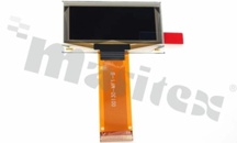 Wyświetlacz LGM OLED; LCD graficzny; 1.54"; 128x64 pikseli; kolor świecenia żółty; FPC; 24 piny