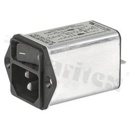 Moduły wejściowe zasilania (PEM); DC12.1202.003; Quick Connect; 3; Flanges, Panel; Receptacle