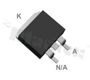 Schottky Diode; SiC SBD; 650V; 10A; -55+175 deg.C; SMD; TO263-2L