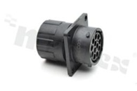 Standard Connector circular; RCP SQ FL 12 pins; SZ 14 SCKT SEAL