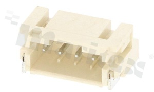 Złącze Kablowe do PCB; w rastrze 2.00mm; 4-stykowe; montaż SMD; męskie; poziome; 100V/2A
