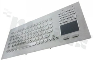 Industrial Keyboard; IP65; 104keys; touchpad; USB; panel mounting; 385mm x 180mm