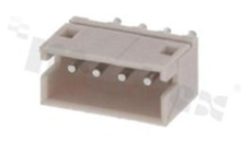 Header for PCB; pitch 1.50mm; 4-contacts; THT; male; top entry; 50V/1A