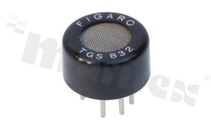 Półprzewodnikowy czujnik gazów chłodniczych; zakres: 10-300ppm; zasilanie: 5V; pobór prądu: 835mW