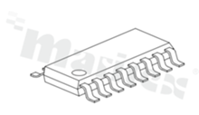 Układ scalony, driver LED; Rodzaj Obudowy: SSOP16-150-0.64; Ilość kanałów: 8; Prąd wyjściowy: 5-120mA; Napięcie zasilania: 3.3-5V