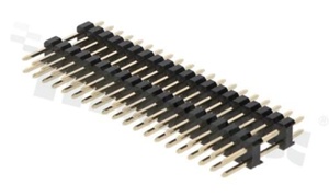 Listwa stykowa do PCB; w rastrze 2.54mm; 2x20 styków; montaż: THT; męska; prosta; dwurzędowa; 2-poziomowa; 6.0/10.4/3.0mm