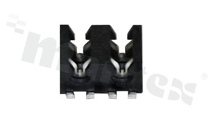 Transition plug IDC type for 22 AWG wires; 2 contacts; pitch 4.0mm; SMD