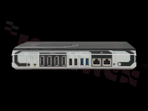 Komputer przemysłowy; AMD Ryzen Embedded V1000; RAM: do 32GB; 2xCOM; 4xUSB; 2xLAN; 4xDP; Audio; mPCIe; M.2 Key M; temp.pracy: -10+50C; 9-36VDC