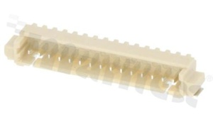 Header for PCB; pitch 1.25mm; 15-contacts; SMD; male; side entry; 125V/1A
