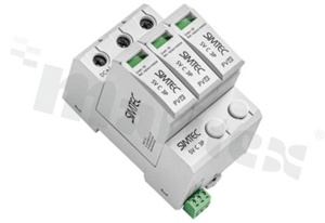 Varistor Surge Arrester T2;3-pole; for photovoltaic installations; for wire 2.5-35mm2; max operating voltage 1060V DC; max discharge current 40kA