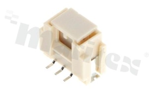 Złącze Kablowe do PCB; w rastrze 2.00mm; 3-stykowe; montaż SMD; męskie; pionowe; 125V/2A