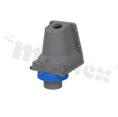216EBS6W; Gniazdo panelowe; zasilające AC 3-fazowe; męskie; 16A; 250VAC; IP67; seria Easy&Safe