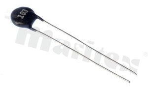 Termistor; 10Ohm; 10% B=2860; D=6.5mm