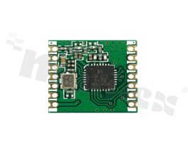 Moduł; ISM; transceiver; 868MHz; +13dBm; -120dBm; SPI; FSK/GFSK/MSK/GMSK/OOK; 2.4-3.6V; SMD