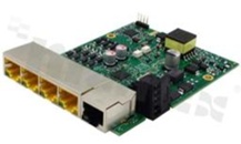 Switch przemysłowy PoE; niezarządzalny; 5 portów PoE 10/100 Mb/s; temp. pracy: -40+70 st.C; zasilanie redundantne 44...57VDC