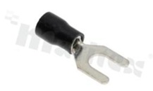 Konektor widełkowy; otwór 6.5mm; na kabel 2.5-4.0mm; Imax = 37A