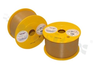 Przewód pojedynczy LGY/H05V-K; z wielodrutową miedzianą żyłą; orzechowy; przekrój 1.50mm2; AWG 16; 500V; -40+105 st.C; 100m.