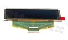 Wyświetlacz LGM OLED; LCD graficzny; 2.8"; 256x64 piksele; kolor świecenia bursztynowy; obszar aktywny 69.10x17.26mm; FPC do złącza ZIF; 30 pinów