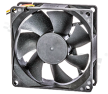 Wentylator  DC; 24VDC; 80x80x25mm;31CFM; 29.4 dB.