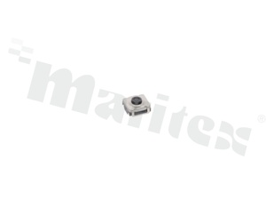 Tact Switch, h=3.5 mm, operating force 200gf, black, IP67 RoHS