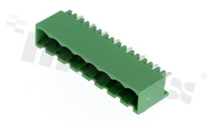 Pluggable terminal block; pitch 5.00mm; 8-ways; male; vertical pin header; closed type; UL 300V/8A; TUV:250V/7A