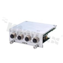 Value-added module with 4 M12 A-coded GbE LANs and LAN Bypass