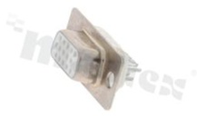 D-Sub Connector; female; male; 15 contacts; 3 rows; gold selectively plated contacts