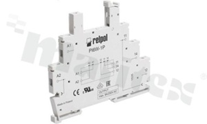 Gniazdo PI6W-1P, 6A, 5 pinów, do przekaźnika RM699, RSR30, 6A/240VAC, Montaż:szyna DIN