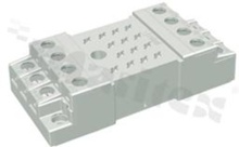Socket for relay; 14 PIN; 10A; mounting: panel; 10A/250VAC