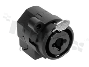Connector: XLR; 1/4" XLR; dual chassis mount C typ; Stereo Solder Contacts Switching XLR;