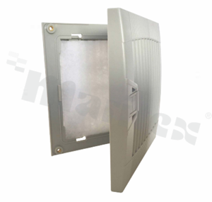 Osłona wentylatora; zatrzaskowa/żaluzjowa; 280mm.