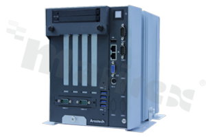 Bezwentylatorowy komputer przemysłowy; procesor IntelCore 7/6th gen; 1x VGA; 1x DVI; 1x DP; 5x USB; 4xCOM; LPT; PS/2; 3x PCI; PCIe x16; 2x SATA; 2x LAN; temperatura pracy od -20+55C